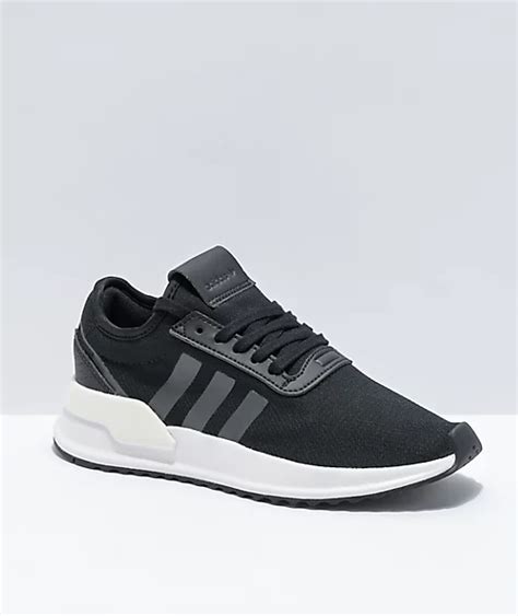 adidas negros baratos|adidas negras con blanco.